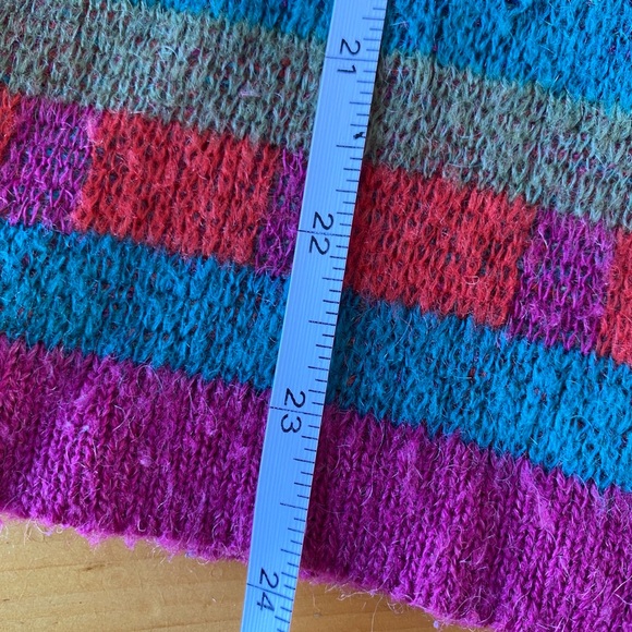 Vintage Mohair Blend Cardigan - Women’s (S) - 90’s / Geometric - Picture 9 of 9